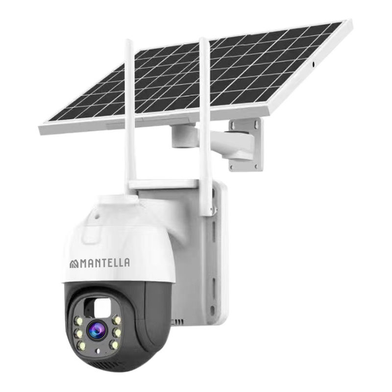 4G Уличная поворотная 4G облачная камера видеонаблюдения на солнечной батарее Mantella 