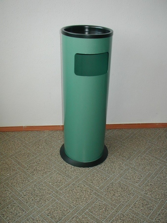 Урна для мусора мусорка переносная высокая зеленый