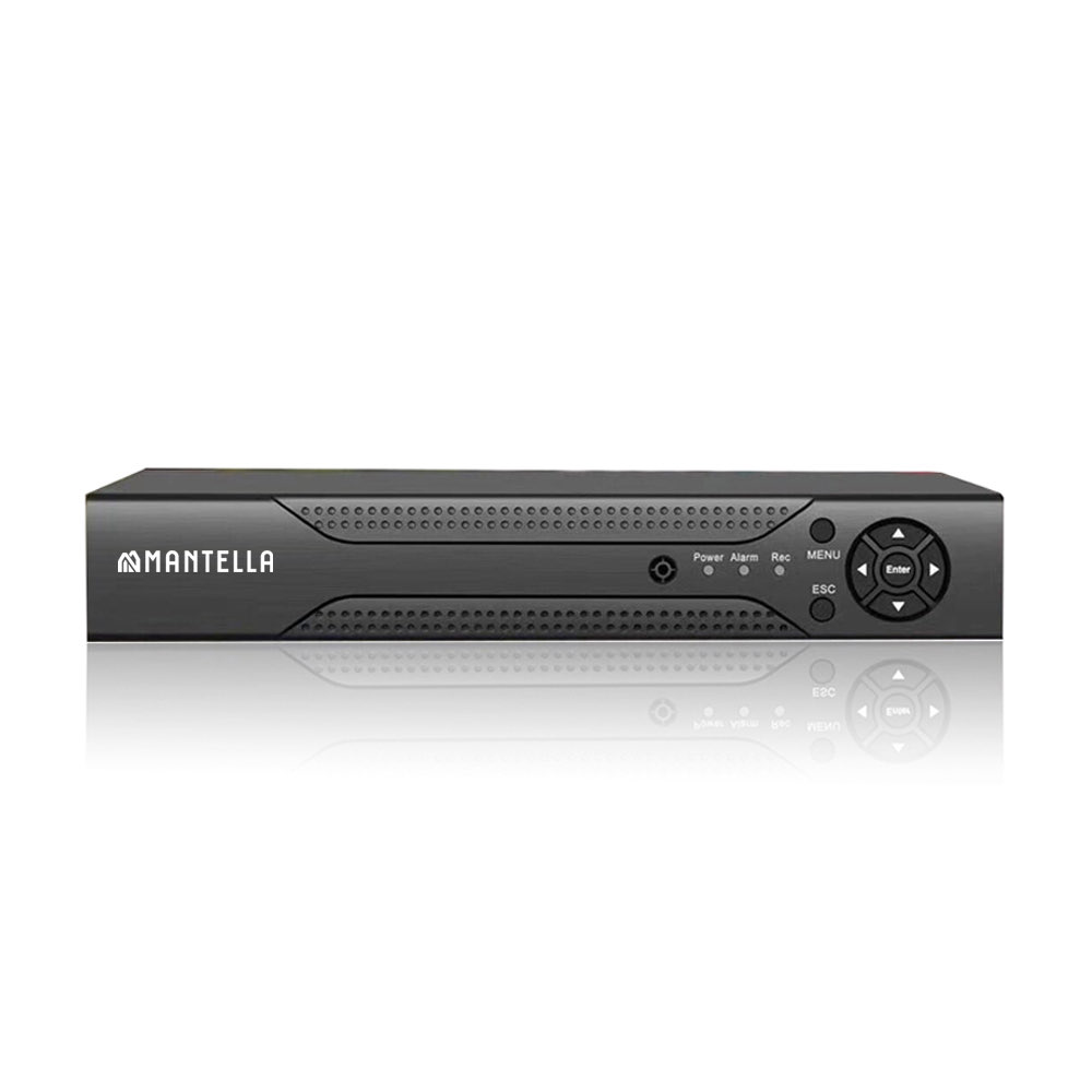Видеорегистратор для видеонаблюдения на 4 камеры 4 канальный Mantella H.265