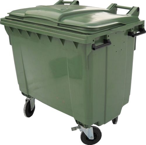 Пластиковый мусорный бак контейнер для мусора 660 литров