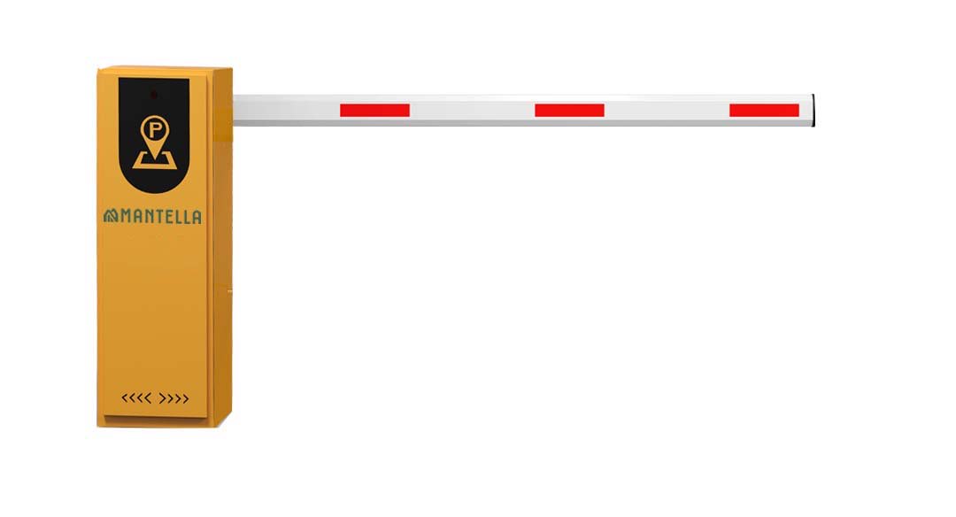 Автоматический Шлагбаум Mantella Safety 4.3 метра жёлтый 1,5-3 секунды