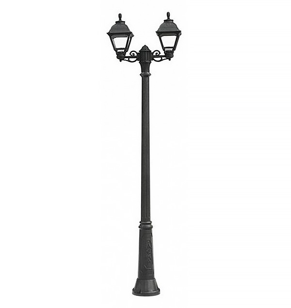 Столб фонарный уличный фонарь GIGI BISSO / CEFA 2L черный