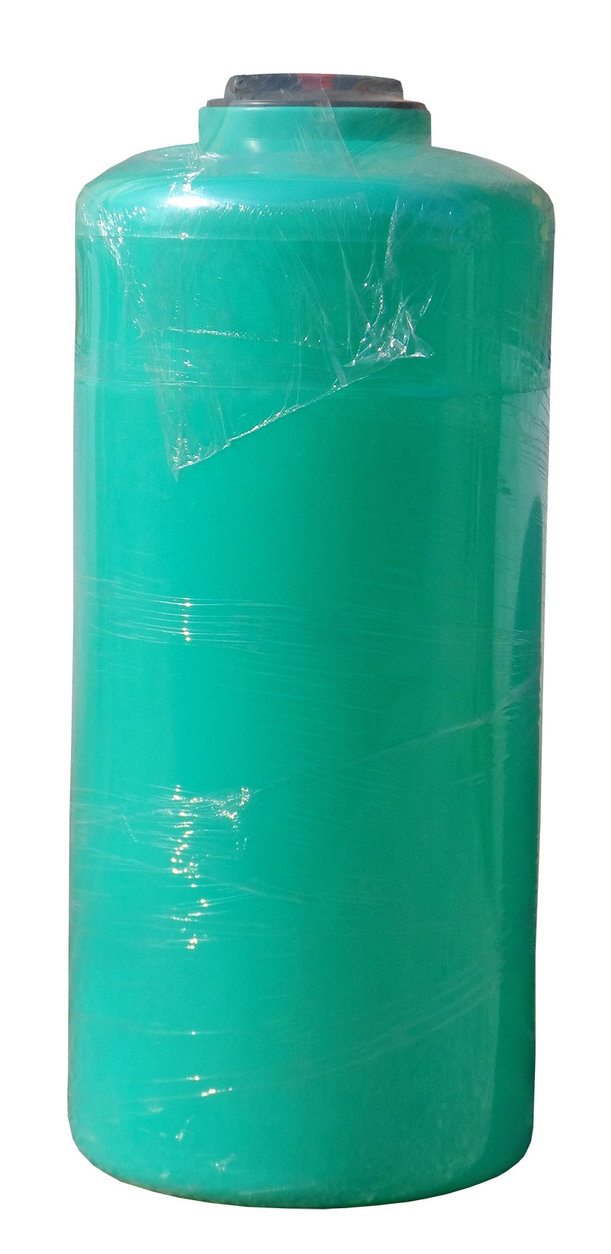 Пластиковая ёмкость бак бачок бочка Цилиндр 800 для воды ЗЕЛЁНАЯ