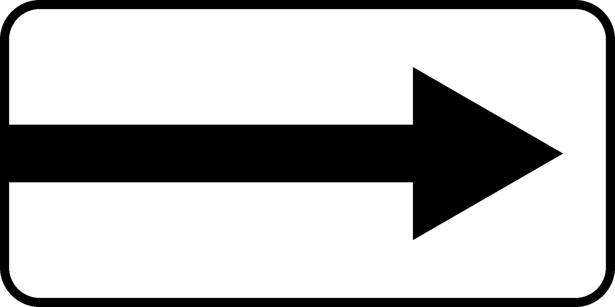 Дорожный знак табличка 8.3.1 "Направления действия"