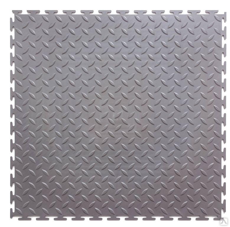 Модульное напольное покрытие пол ПВХ SOLD GRAIN 500х500 мм 1 кв серый