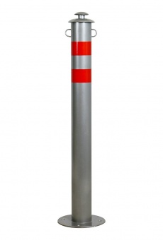 Парковочный столбик анкерный Стандарт 750 с креплениями ушками