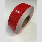 Светоотражающая самоклеющаяся лента сотовая разметки маркировки красная Светоотражающая самоклеющаяся лента сотовая разметки маркировки красная