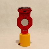 Фонарь сигнальный дорожный маяк солнечный мигалка ФС-4.1 «Солар-90-Про для ограждений конусов столбиков Фонарь сигнальный дорожный маяк солнечный мигалка ФС-4.1 «Солар-90-Про для ограждений конусов столбиков