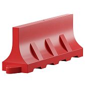 Дорожный водоналивной Полностью барьер блок 2 метра красный