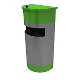 Урна для мусора уличная для «АЗС» заправочных станций зелёная