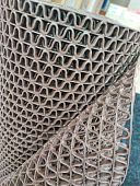 Противоскользящее антискользящее покрытие ковер Mantella Зиг Заг серый