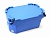 Изотермический контейнер 70 литров 750х475х380 с крышкой (синий)
