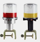 Фонарь сигнальный дорожный маяк ФСА-4.1 на солнечной батарее «Солар-80-СВП» для ограждений  Фонарь сигнальный дорожный маяк ФСА-4.1 на солнечной батарее «Солар-80-СВП» для ограждений