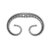 Кованый элемент ковки металлический орнамент Вензель Т15-110-65 Кованый элемент ковки металлический орнамент Вензель Т15-110-65