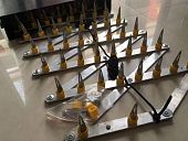 дорожный барьер блокиратор с шипами шипы Дорожные шипы складные дорожный блок шиповый барьер блокиратор Mantella ручные 6 метров