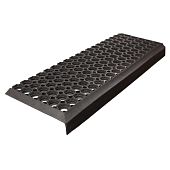 Накладка покрытие на ступень проступь резиновая 750*260*40 отверстия Накладка покрытие на ступень проступь резиновая 750*260*40 отверстия