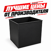 Контейнер бак для мусора мусорный 0.75 м³ 0 75 куб.м ТБО черный