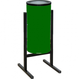 Урна для мусора мусорка металлическая СЛ2-250 (зеленая)