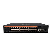 IP POE Коммутатор switch свитч 27 портов 24+2+1SFP Mantella 300 W ВАТТ