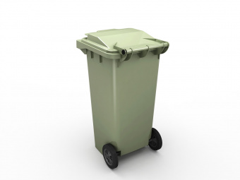 Пластиковая урна пластиковый контейнер для мусора мусорка 120 литров