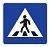 Дорожный знак 5.19.1 "Пешеходный переход"