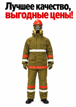 Костюм защитной экипировки пожарного добровольца (КЗЭПД) «Шанс»-Д