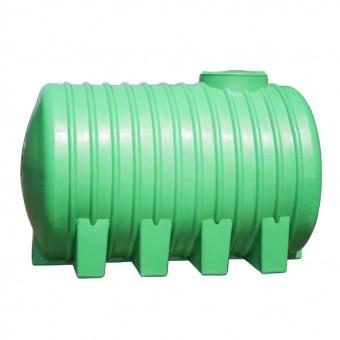 Пластиковая ёмкость бак бачок бочка Слон 3000 зелёная для топлива воды