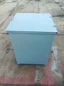 Контейнер бак для мусора мусорный 0 75 куб.м ТБО с крышкой серый Контейнер бак для мусора мусорный 0 75 куб.м ТБО с крышкой серый