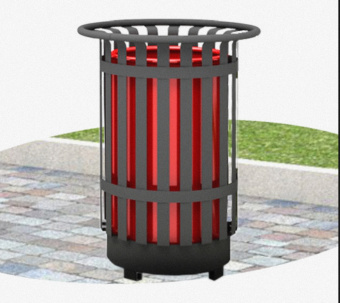 Урна для мусора мусорка уличная парковая металлическая Mantella 13