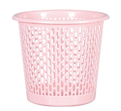 Корзина Ведро для мусора офисная мусорка Mantella 481Р-П Полоса Розовый 21 литр