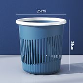 Корзина Ведро для мусора офисная мусорка Mantella 4045-СН Синий 16,2 литра